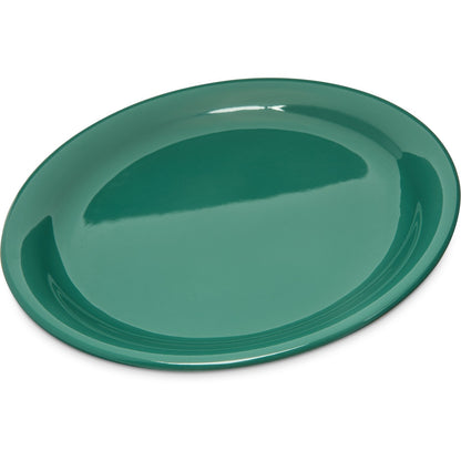 Carlisle 4300409 9" Green Durus Melamine Narrow Rim Dinner Plate