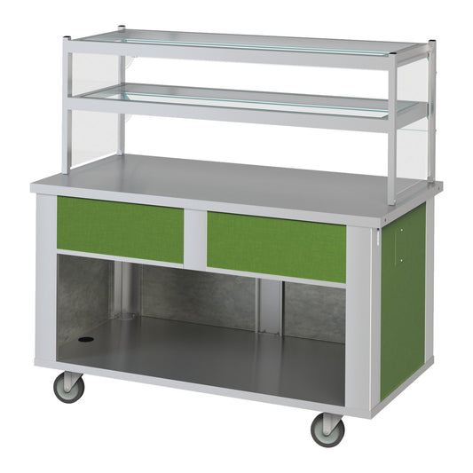 Dinex DXPFRMA6 6-Well DineXpress Laminated Panels without Doors