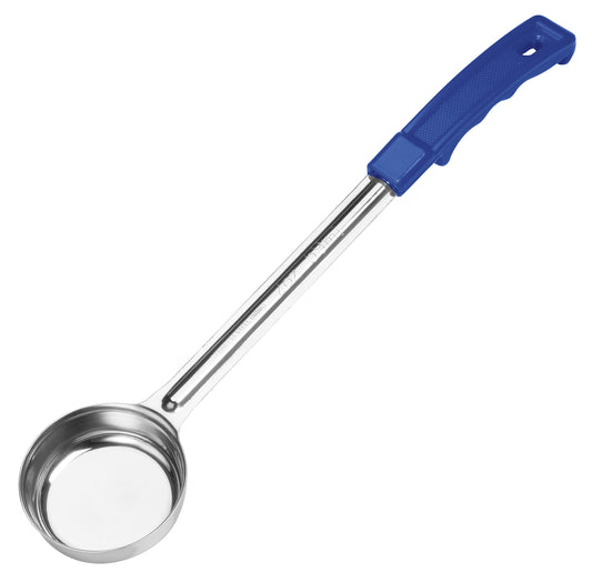 Winco FPSN-2 2 oz. Blue Stainless Steel Solid Food Portioner