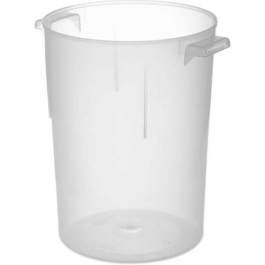Carlisle 80530 8 Qt Translucent Polypropylene Bain Marie Food Storage Container
