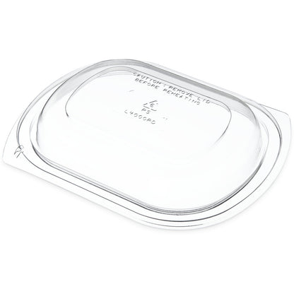 Proex DXL4000PDCLR Clear Dome Lid for Microwaveable Small Entrée Platters (250/cs)