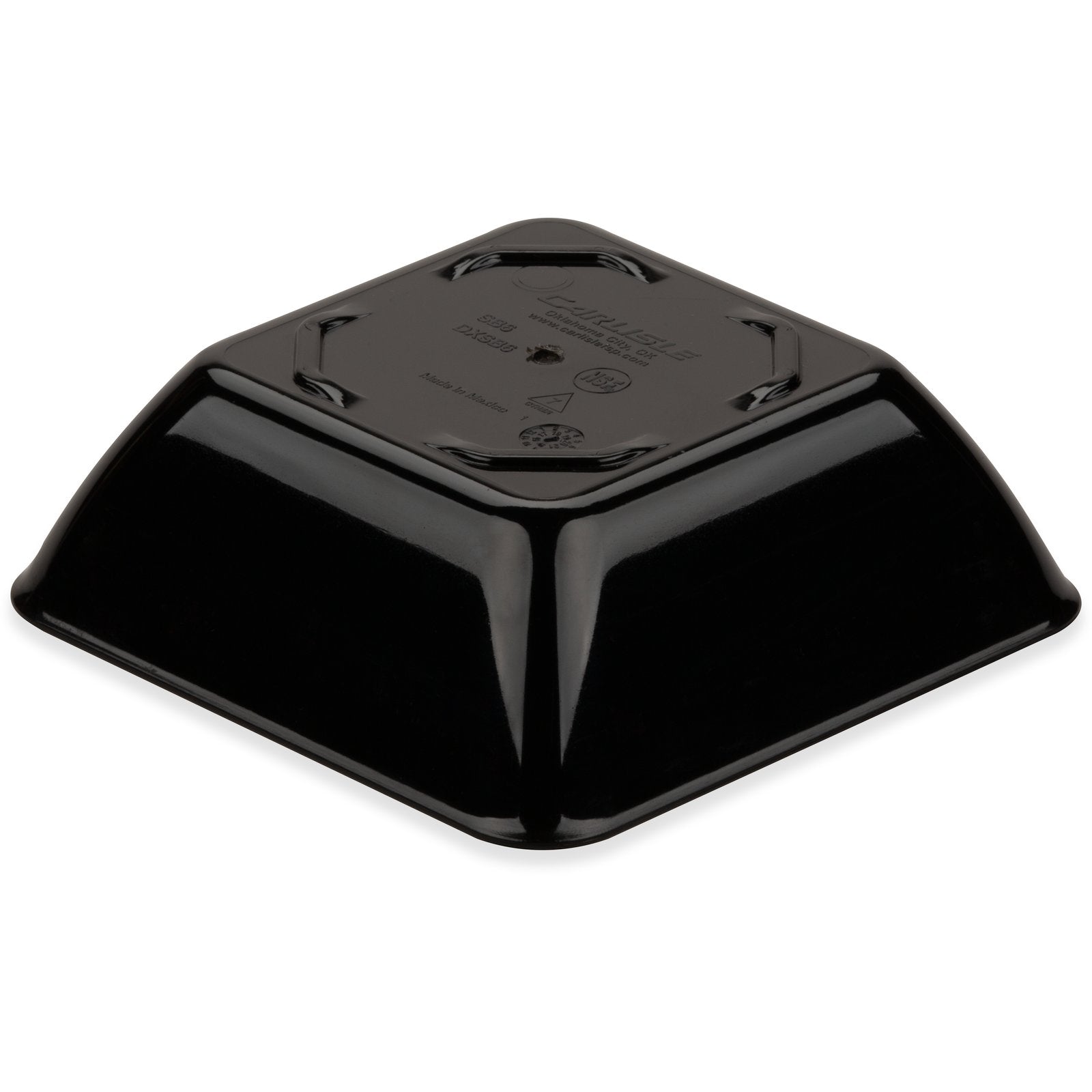 Dinex DXSB603 6 oz Black Square SAN Bowl (48/cs)