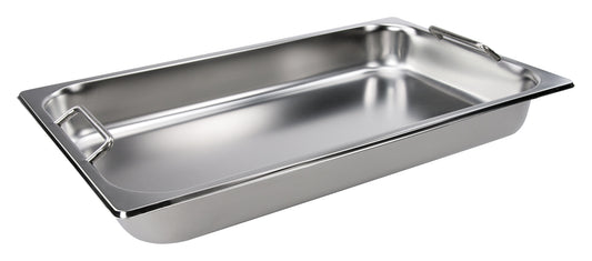 Winco SPF2-HD Full-size Stainless Steel Steam Pan w/ Handles