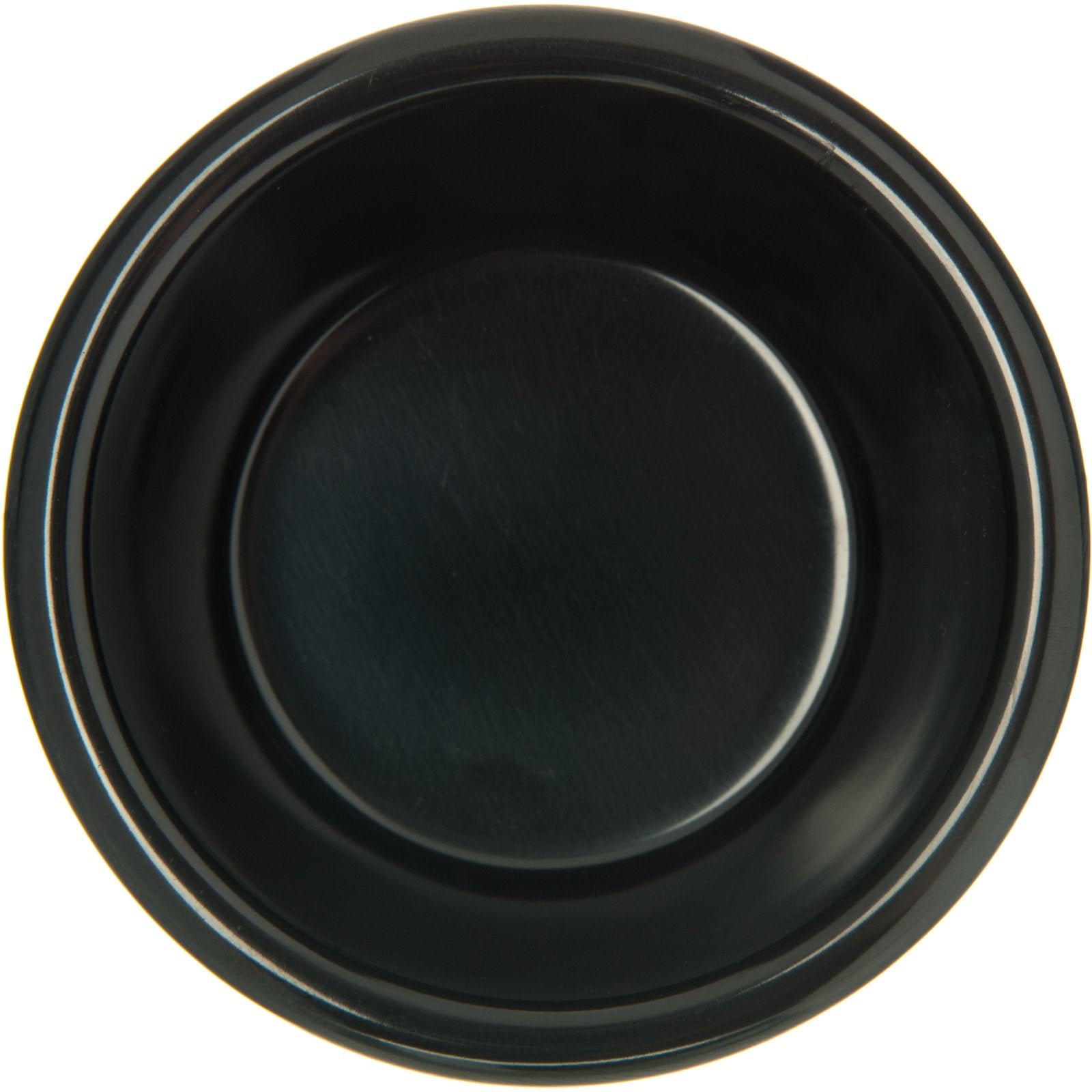 Carlisle S29003 6 oz Black Melamine Smooth Bowl Ramekin