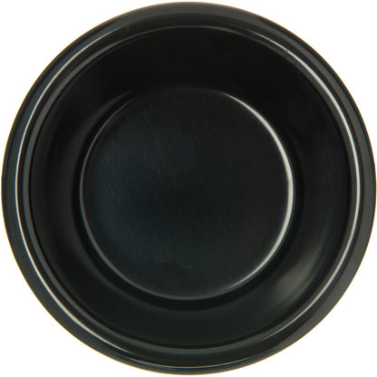 Carlisle S29003 6 oz Black Melamine Smooth Bowl Ramekin