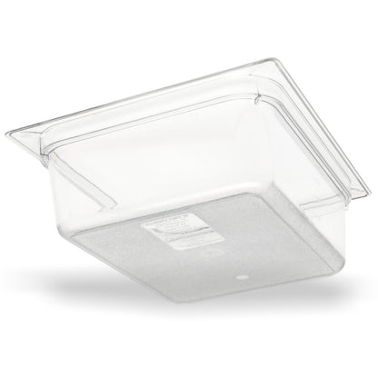 Carlisle 10221B07 1/2 Size Clear Polycarbonate StorPlus Food Pan, 4" Deep