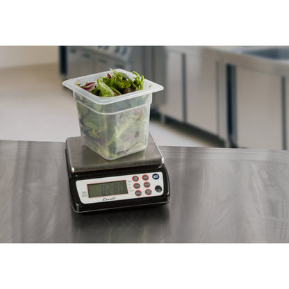 Carlisle SCDG33BK Black Square Professional Digital Scale
