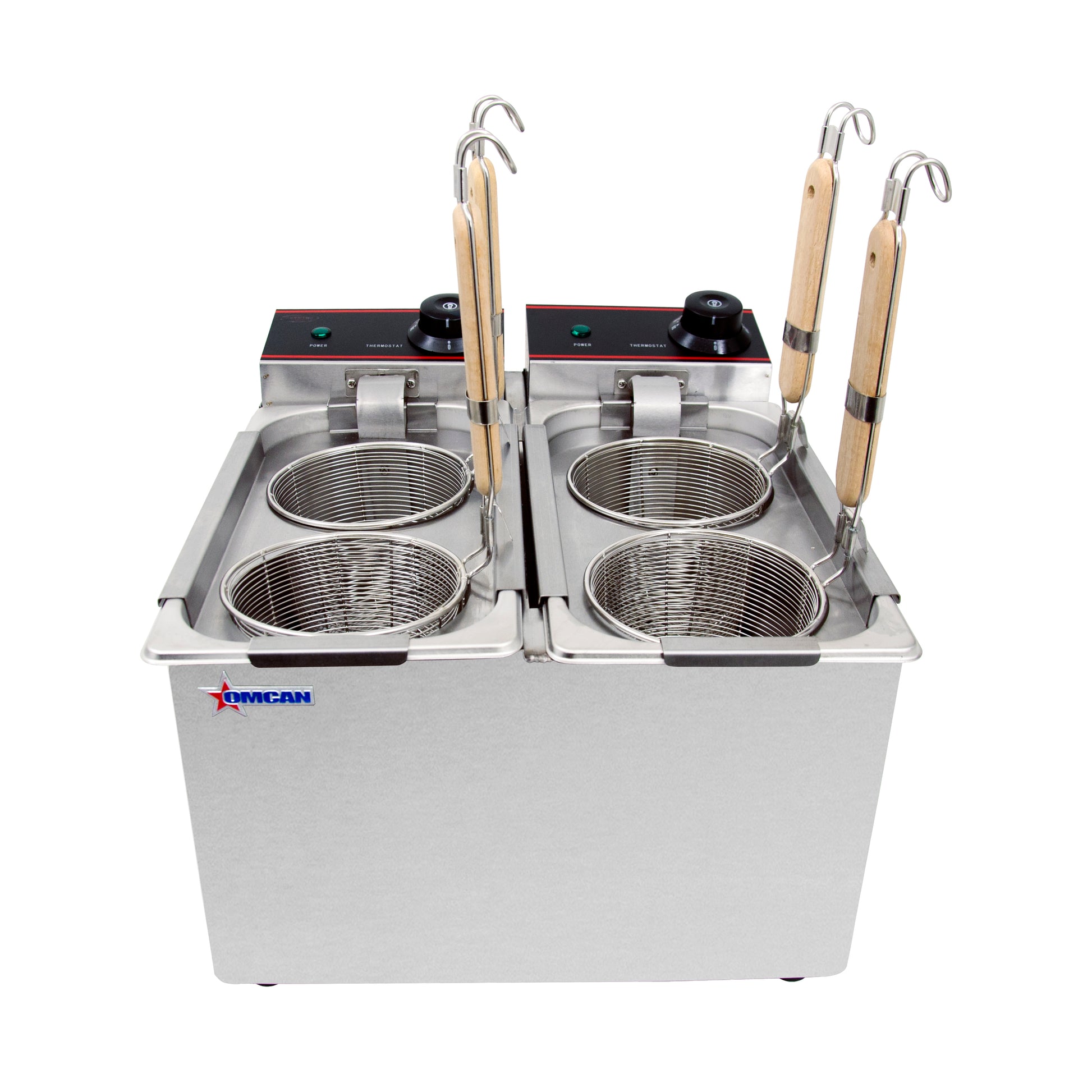 Omcan 43558 4L (x2) Electric Countertop Pasta Cooker