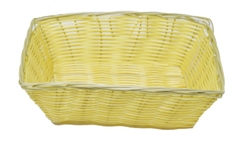 Omcan 47198 9" x 6.25" x 2.75" Rectangular Natural Woven Basket