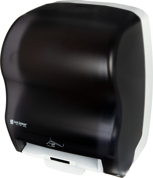 San Jamar DXPT8300TBK Black Hybrid Electronic Towel Dispenser