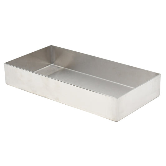 Omcan 43076 6" x 15" x 2" Stainless Steel Pan