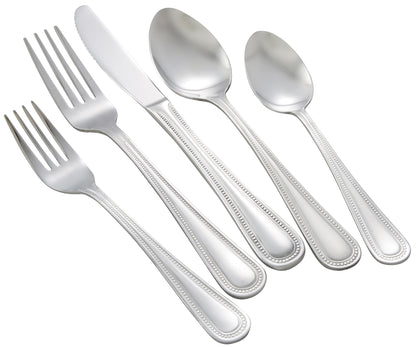 Winco 0005-06 Dots Salad Fork, 18/0 Heavyweight