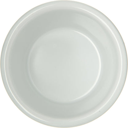 Carlisle S28002 3 oz White Melamine Smooth Ramekin