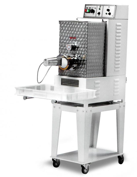 Omcan 13397 Floor Model Heavy-Duty Pasta Machine with 13 lbs. Tank Capacity