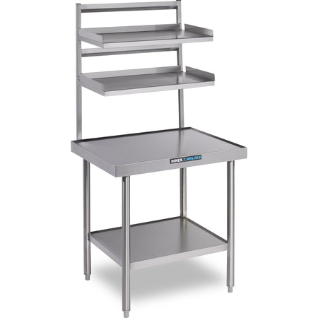 Dinex DXPICTABLESS 30" x 24" Stainless Steel Stationary Mini Starter Station