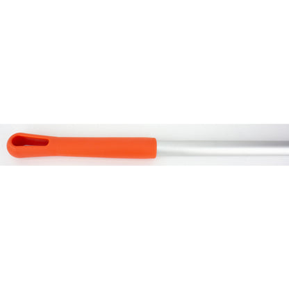 Carlisle 40226EC24 60" Orange Natural Aluminum Handle with Color-Coded Tip and Hang Up Cap