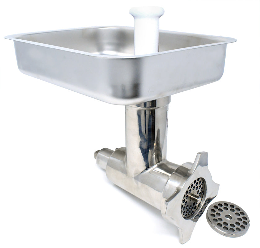 Omcan 27142 #12 Stainless Steel Grinder Head Attachment - Complete Unit