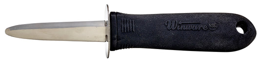 Winco VP-314 Oyster/Clam Knife, 2-3/4" Blade Soft Grip Handle