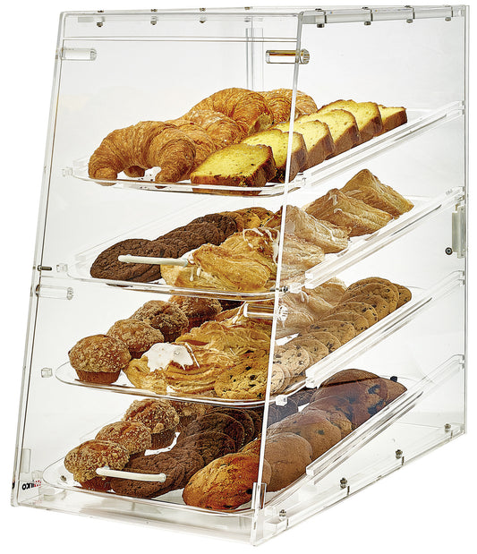 Winco ADC-4 4 Tray Acrylic Display Case
