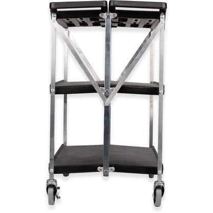 Carlisle SBC203103 20" x 31" Black Polyethylene Fold 'N Go Cart