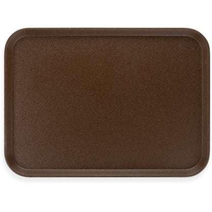 Carlisle 2216GR2Q076 22" x 16" Brown Rectangle Griptite 2 Tray