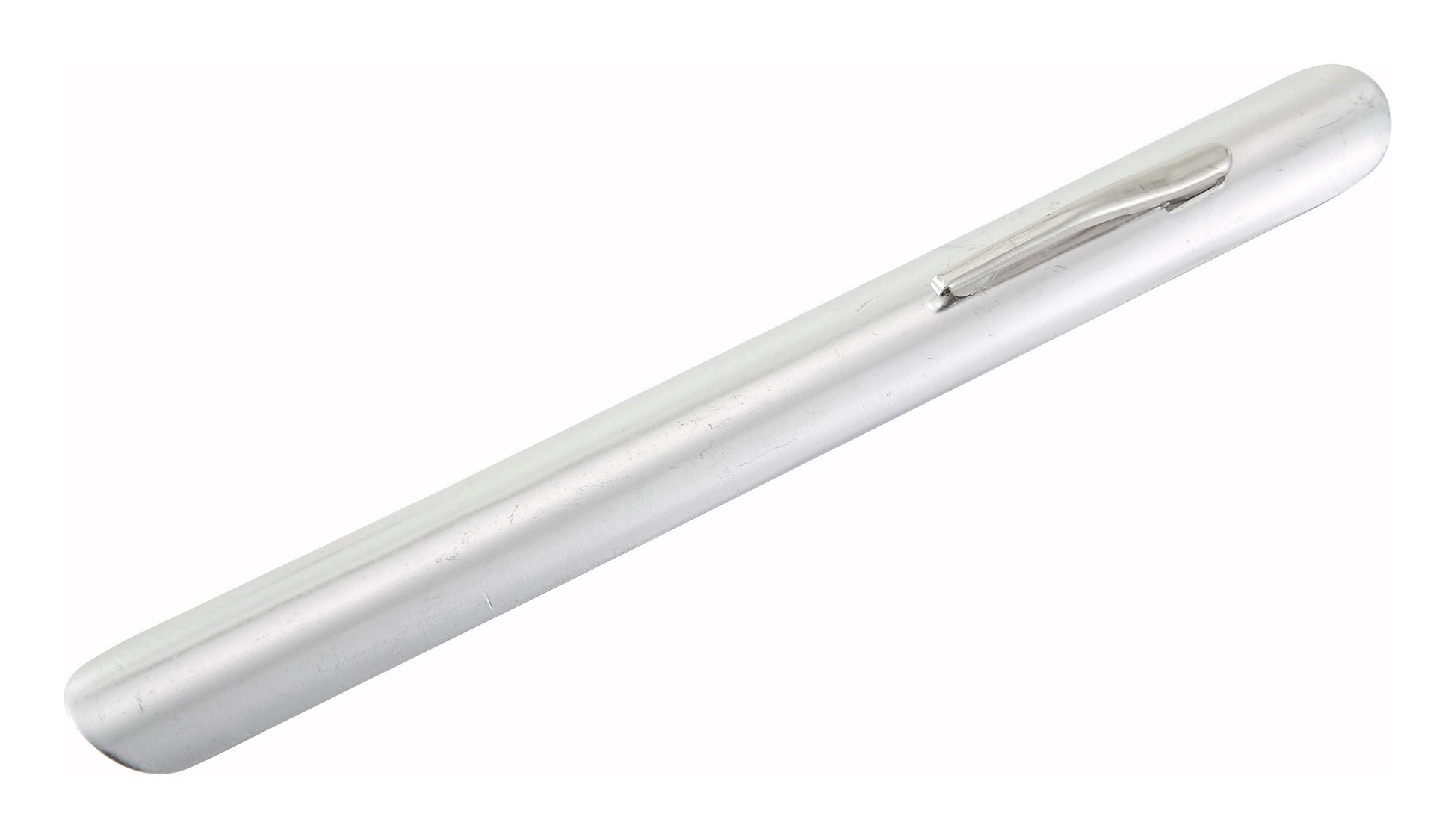 Winco ATC-16S Silver Aluminum Table Crumber w/ Pocket Clip