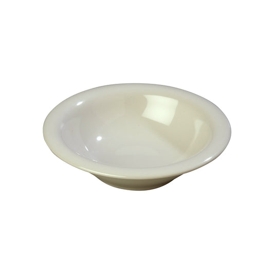 Carlisle 3303642 12 oz Bone Sierrus Melamine Rimmed Bowl