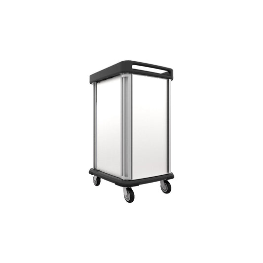 Dinex DXSU2T1D16 16 Trays (2 Trays per slide) Single Door Stainless Steel TQ Supreme Cart