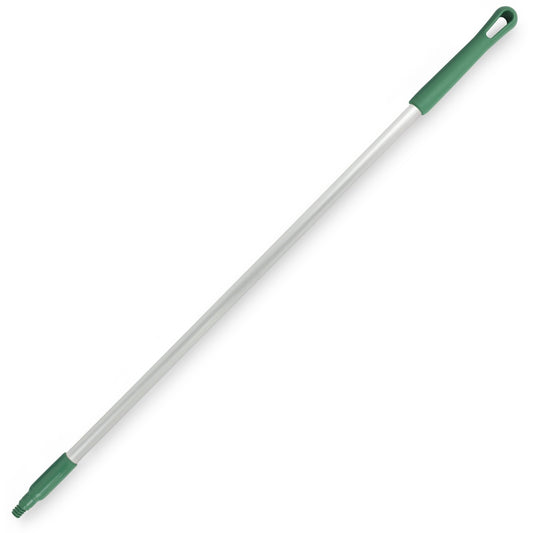 Carlisle 40216EC09 48" Green Natural Aluminum Handle with Color-Coded Tip and Hang Up Cap