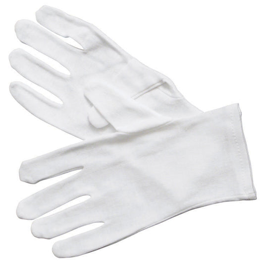 Winco GLC-M White Service Gloves (6 Pairs)