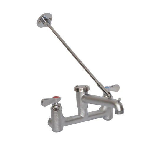 BK Resources BKSF-WB3 8" O.C. Service Faucet With Vacuum Breaker