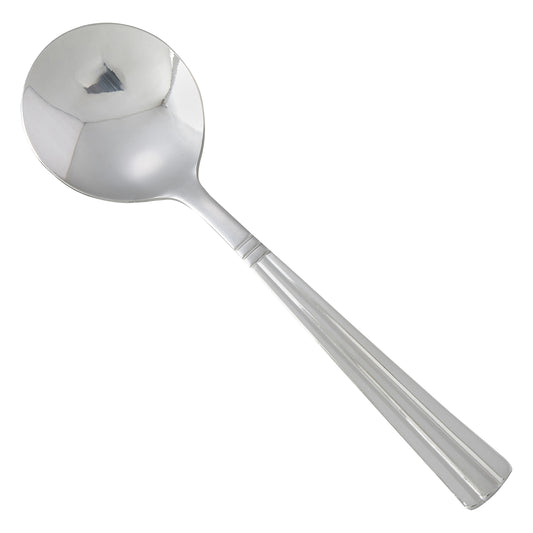 Winco 0007-04 Regency Bouillon Spoon, 18/0 Heavyweight