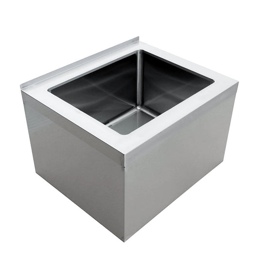 Omcan 44607 28" x 20" x 12" Mop Sink with Drain Basket
