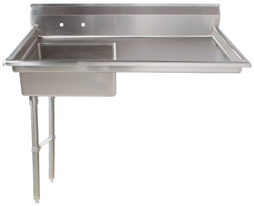 Omcan 40189 48" Left Side Under Counter Dish Table
