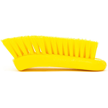 Carlisle 40521EC04 6" Yellow Sparta Color Coded Hand Scrub Brush