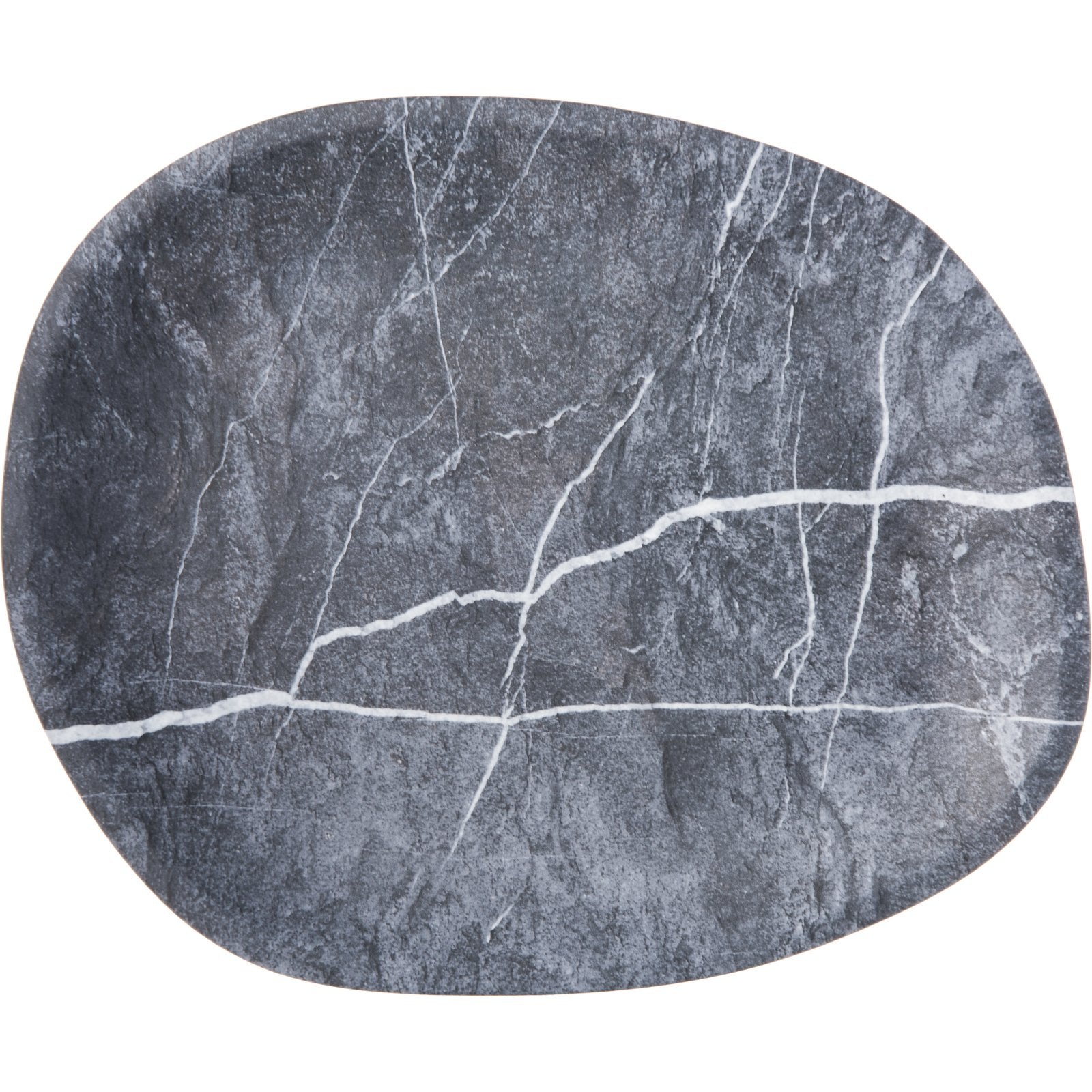 Carlisle 5310272 13" Soapstone Ridge Melamine Oblong Platter