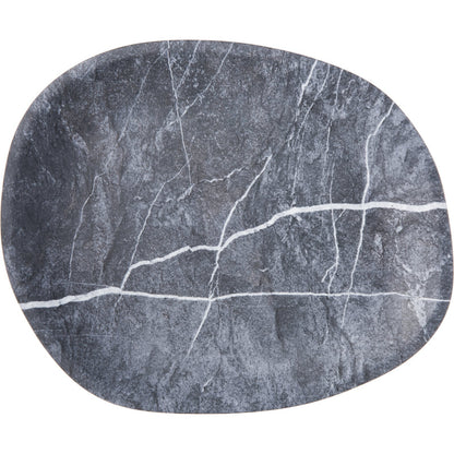 Carlisle 5310272 13" Soapstone Ridge Melamine Oblong Platter