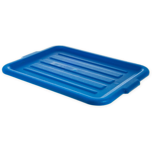 Carlisle N4401214 15" x 20" x 1" Blue Comfort Curve Tote Box Universal Lid