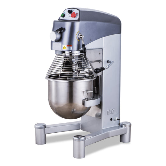 Omcan 44388 30 Qt Heavy-Duty Planetary Mixer with Guard and Timer