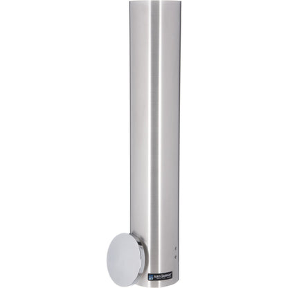 San Jamar C4400PF 23.5" Large Stainless Steel Pull-Type Foam Cup Dispenser