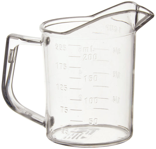 Winco PMU-25 1 Cup Polycarbonate Measuring Cup