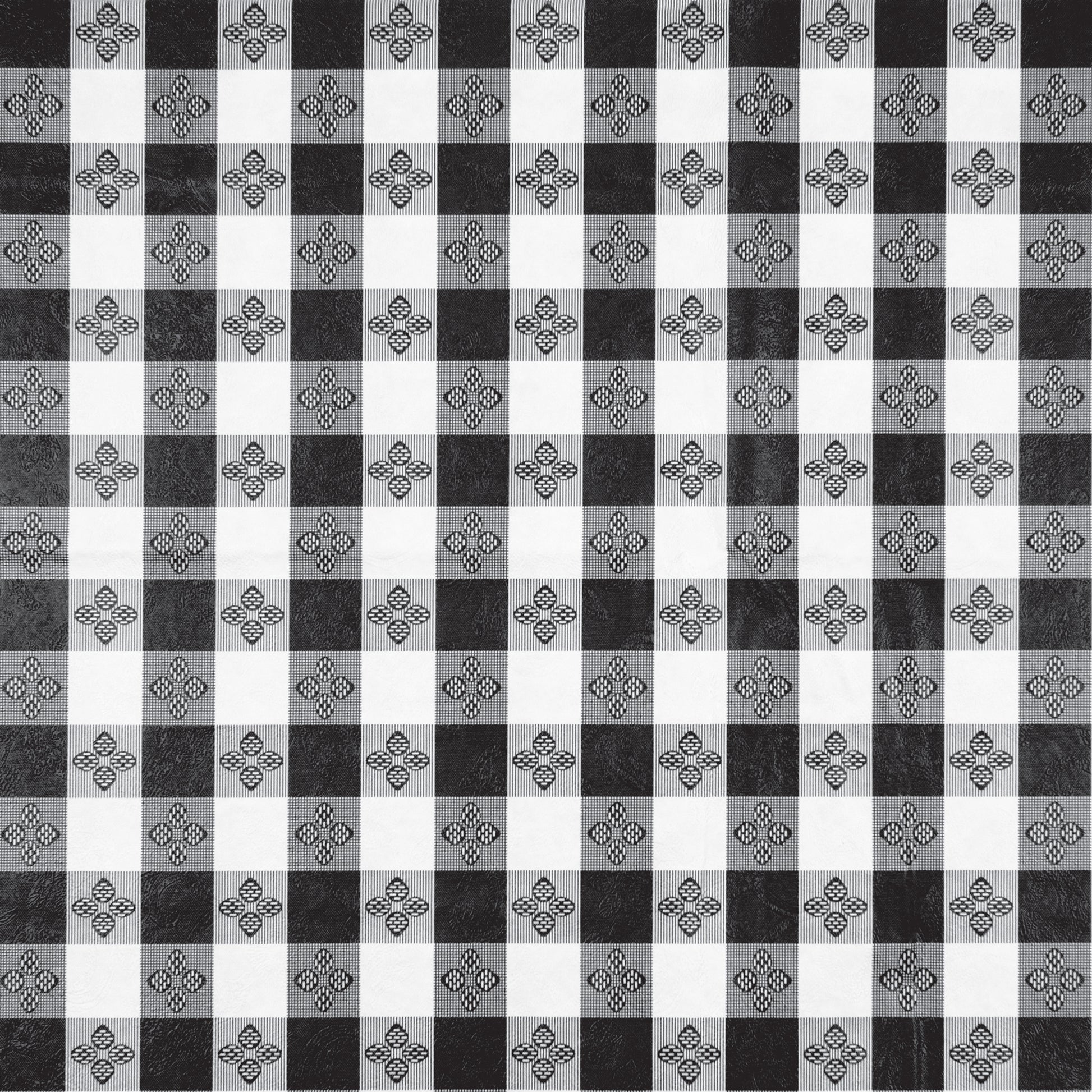 Winco TBCO-70K 52" x 70" Black Table Cloth