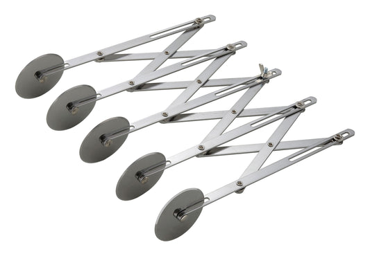 Winco ADD-5 Stainless Steel 5 Wheel Adjustable Dough Divider