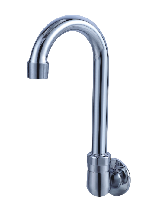 Omcan 27174 Splash Mounted Faucet One Hole With 8" Spout for 46319 and 46512
