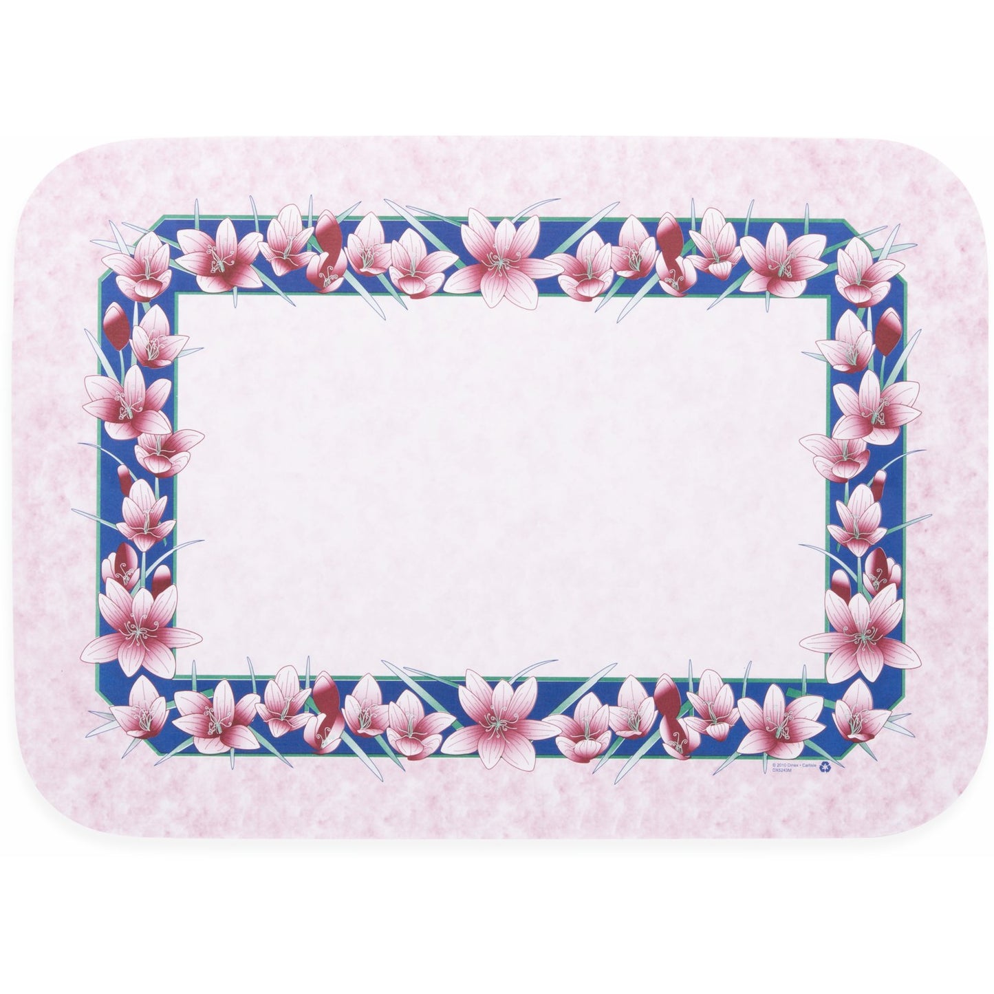 Carlisle DX5243M 13-5/8" x 18-3/4" Freesia Tray Cover Size: M w/ Straight Edge/Round Corner