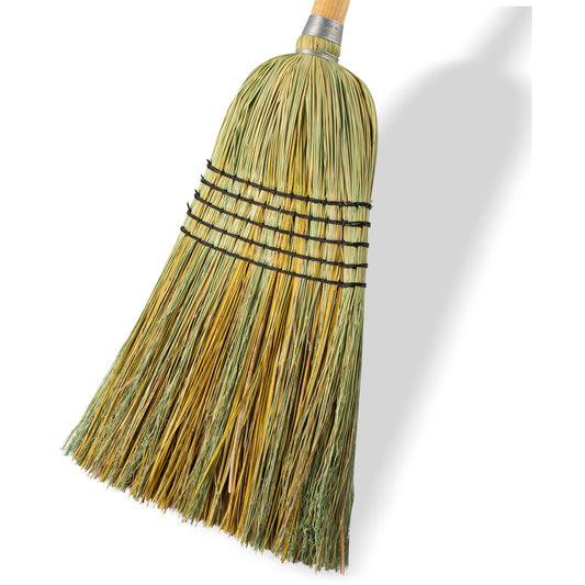Carlisle 4135067 56" Natural Blended Corn 5-Stitch Warehouse/Janitor (#29) Broom