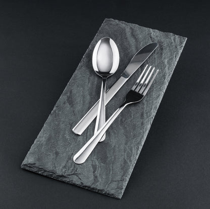 Winco 0002-02 Windsor Iced Teaspoon, 18/0 Medium Weight