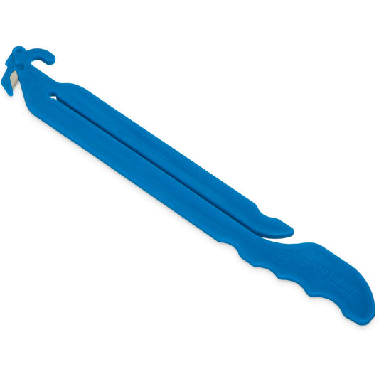 Carlisle BB100 Blue Plastic Bag Boa Cutter & Squeegee