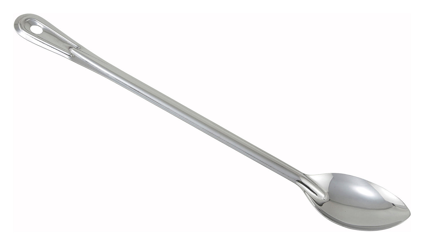 Winco BSOT-21 21" Stainless Steel Solid Basting Spoon