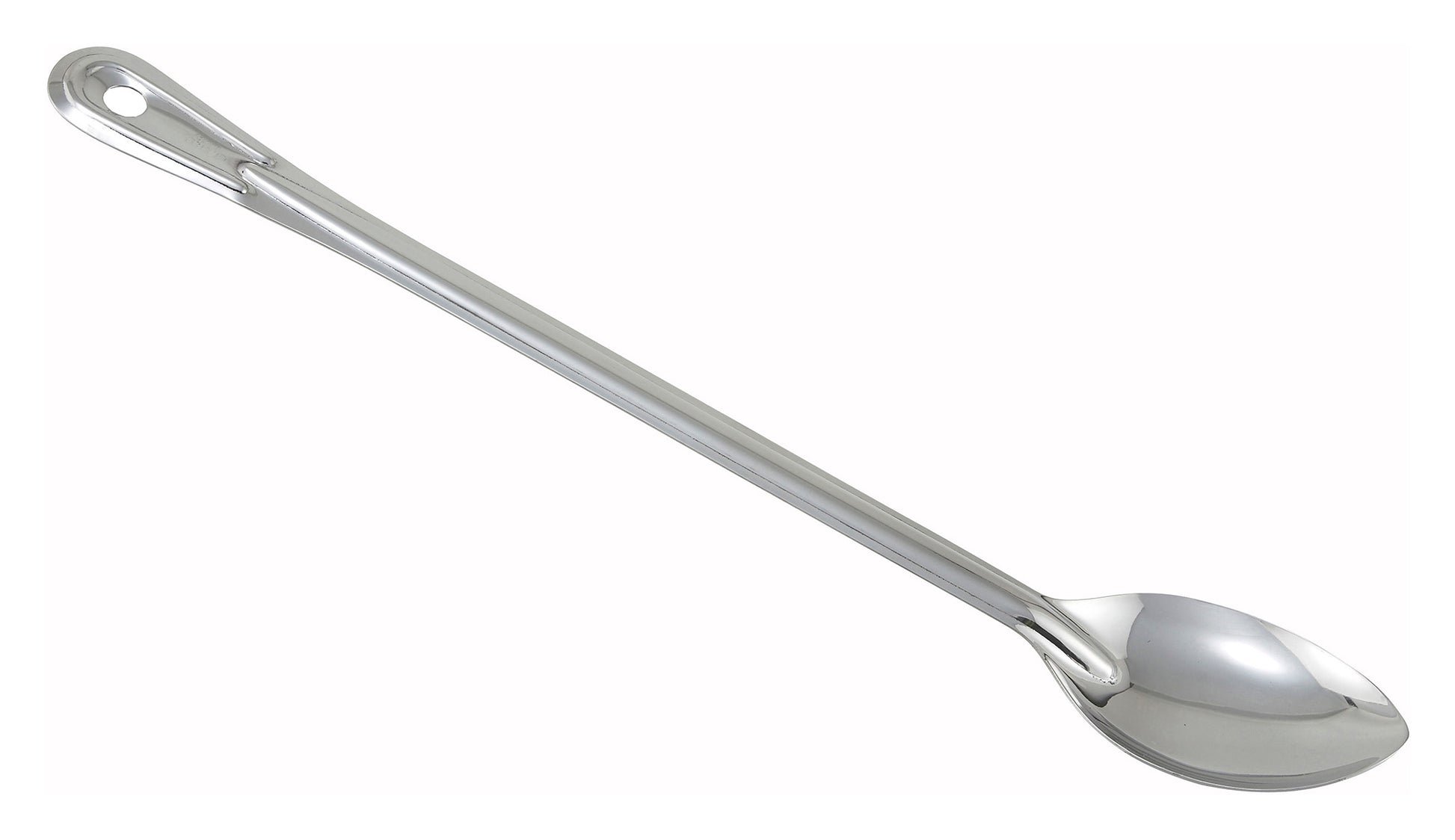 Winco BSOT-21 21" Stainless Steel Solid Basting Spoon